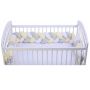Voodipehmendus beebile 210 cm "Braided Bumper" Pastels