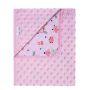 Beebitekk  90x80 cm "Bunny&Flowers" roosa
