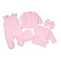 Komplekt vastsündinule 5-e osaline "Blank baby pink"