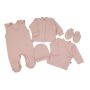 Komplekt vastsündinule 5-e osaline "Blank pale rose"