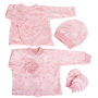 Komplekt vastsündinule 5-e osaline "Gentle story " roosa
