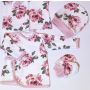 Komplekt vastsündinule 5-e osaline "Roses" roosa