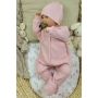Tudukombe beebile "Lined lux" pale rose