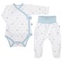 Beebiriided 2 osaline "Bear glamour mint" valge 