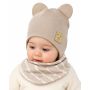 Beebi müts ja sall  "Galaxy beige" 