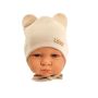Beebi müts ja sall  "Love" - Beige bears