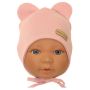 Beebi müts "Love" - Powder pink