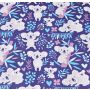 Kummiga voodilina "Cotton story" 38x80 - (saate valida värvi)