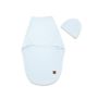 Beebi mähkimiskott "Leo" interlock soft baby blue