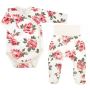 Beebiriided 2 osaline "Big roses ecru" 