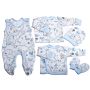 Komplekt vastsündinule 5-e osaline "Sunny days" sinine