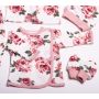 Komplekt vastsündinule 5-e osaline "Roses" roosa