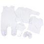 Komplekt vastsündinule 5-e osaline "Blank white" valge