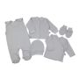 Komplekt vastsündinule 5-e osaline "Blank grey"