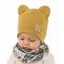 "Natural" puuvillane Beanie müts vastsündinule - Beige