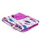 Laste pleed 100x75cm "Violet feathers"