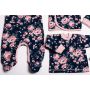 Komplekt vastsündinule 5-e osaline "Flora navy" 