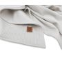 Puuvillane beebitekk "Interlock grey" 100x75cm 