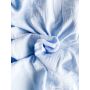 Musliinist kummiga voodilina "Soft as a cloud" 60x120 - sinine