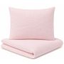 Musliinpuuvillast voodipesukomplekt beebile 80x70 cm "Pink" 