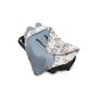 Soojakott vankrisse/turvatool  musliinist  "Draco" 90x90 cm jeans