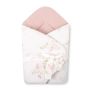 Musliinist ümbriktekk beebile "Flowers pink" 