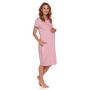 Puuvillane öösärk rasedatele naistele  "VERONA" Papaya S-XXL 