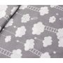 Kummiga voodilina "Cotton story" 38x80 - (saate valida värvi)