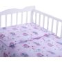 Beebi voodipesukomplektid  100x135 "Lovely" valge