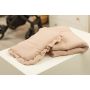 Musliinist beebitekk "Luxury soft" ja padi beige