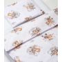 Voodipesu beebidele 135x100  "Bear pilot beige" 