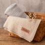 Kootud bambusviskoos beebitekk "Bamboo" 100x80 cm baby blue