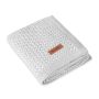 Kootud bambusviskoos beebitekk "Bamboo" 100x80 cm baby blue