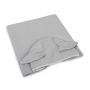 Vahvelpuuvillast vannipontšo lastele kapuutsi ja taskuga 70 × 60 cm GREY