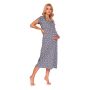 Puuvillane öösärk rasedatele naistele  "Miss" dark grey