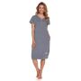 Puuvillane öösärk rasedatele naistele  "VERONA" Dark grey S-XXL 