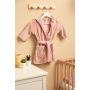 Beebide hommikumantel "Bear pale pink" 