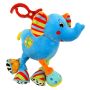 Daugiafunkcinis žaislas  kūdikiui "Elephants" su barškučiu ir vibro funkcija