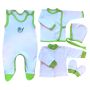 Komplekt vastsündinule 5-e osaline "Mono" roheline