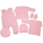 Komplekt vastsündinule 5-e osaline  "Natural pink "  