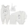 Komplekt vastsündinule 4-e osaline "Fox" valge