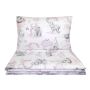 Voodipesu beebidele 135x100  "ELEPHANTS" roosa  