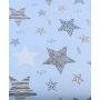 Puuvill voodilina 50x83 "Galaxy blue"