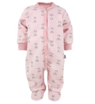 Šliaužtinukai kūdikiui "Fox" rožinės spalvos