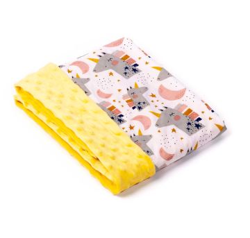 Pledas su gėlėmis, ryškus, kūdikiui