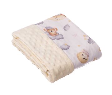 Pledas su gėlėmis, ryškus, kūdikiui