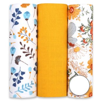 Vystyklų rinkinys kūdikiams "MIX - Flowers"