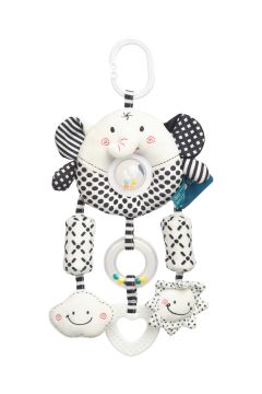 Pakabinamas žaislas kūdikiui "Owl pink" 