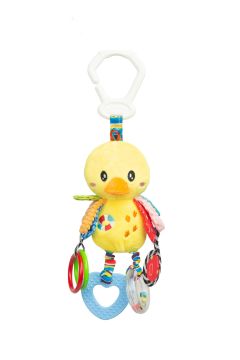 Pakabinamas žaislas kūdikiui "Owl pink" 