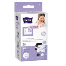 Taaskasutatavad alusp&uuml;ksid peale s&uuml;nnitust Bella Comfort 2tk must/valge